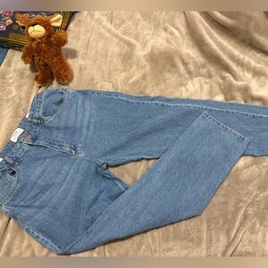 Cotton On Women's Light Blue High-Waist Jeans